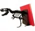 Large black bookends T-rex skeleton