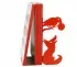 Original and funny bookends to decorate library or bookcase