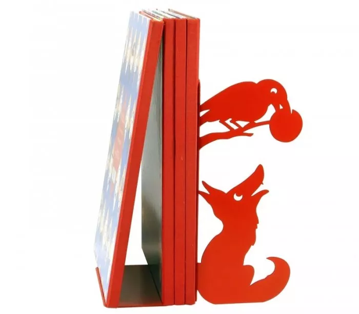 Serre-livres Maître Corbeau en métal Shohan-design