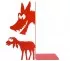 Serre-livres fable Le loup et l'agneau