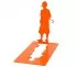 Orange metal bookends