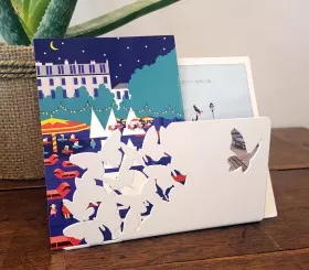 Joli objet décoratif pour ranger courrier ou serviettes en papier