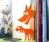 Grand cale livres métal orange le Loup et l'Agneau