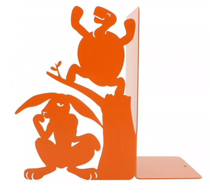 Cale livres grande taille orange Fables de La Fontaine