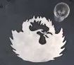 Trivet Rooster
