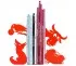 Large red bookends Tales of Jean de La Fontaine