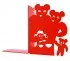 red bookend decoration children's room tales