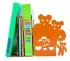 Goldilocks children's decorative metal bookend