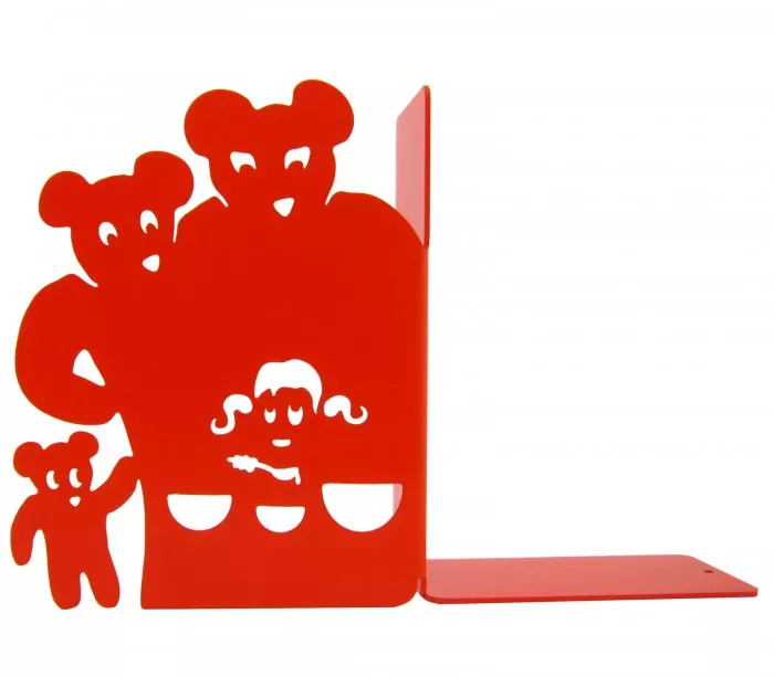 Bloc livres métal Boucle d'or et les 3 ours