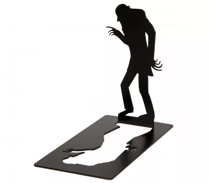 Buchstütze Silhouette Vampir Nosferatu