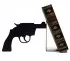 Serre-livres Gun décoration polar