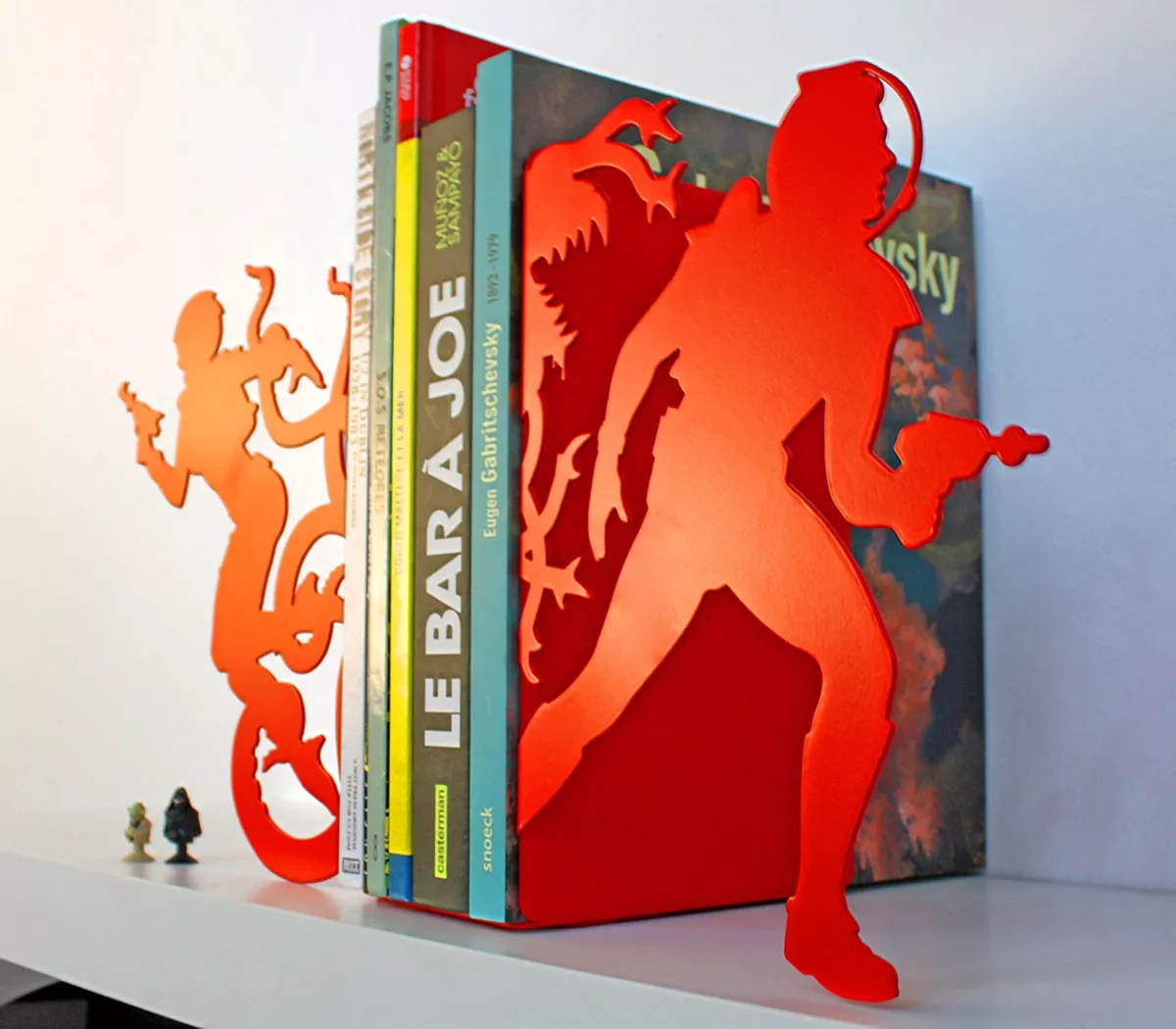 Paire De Serre-livres Vintage Avec Hirondelles - Déco Rétro Pour Bibliothèque