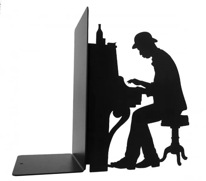 Große Buchstütze Dekoration im Jazz-Stil