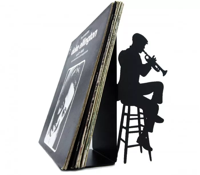 Grand serre-livres déco style club de jazz