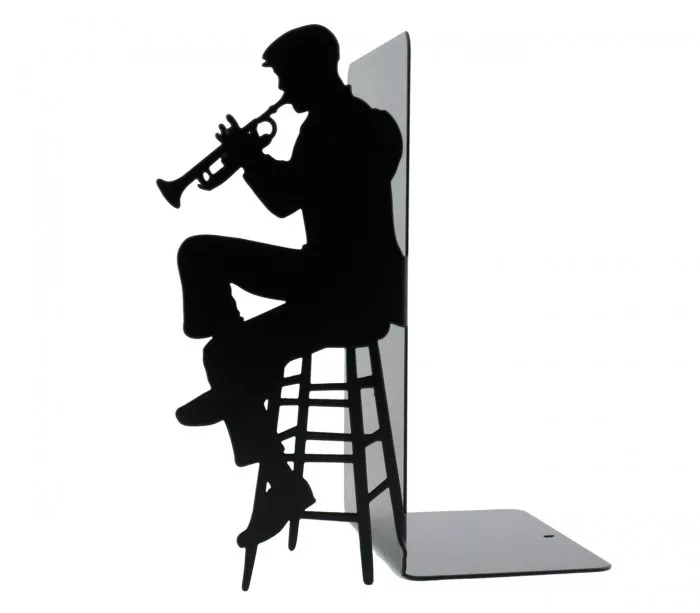 Grand cale disques vinyles trompettiste jazz