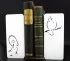 Nature style decoration bookends to hold books on shelves
