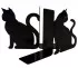 Bibliothekszubehör Buchstützen Katzen