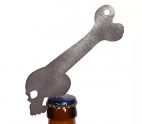 skull metal bottle opener