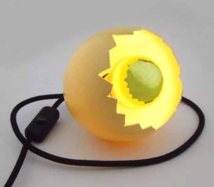 Lampe Z-Eggs création originale Shohan-design
