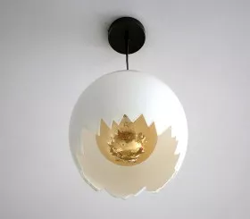 Suspension œuf verre soufflé