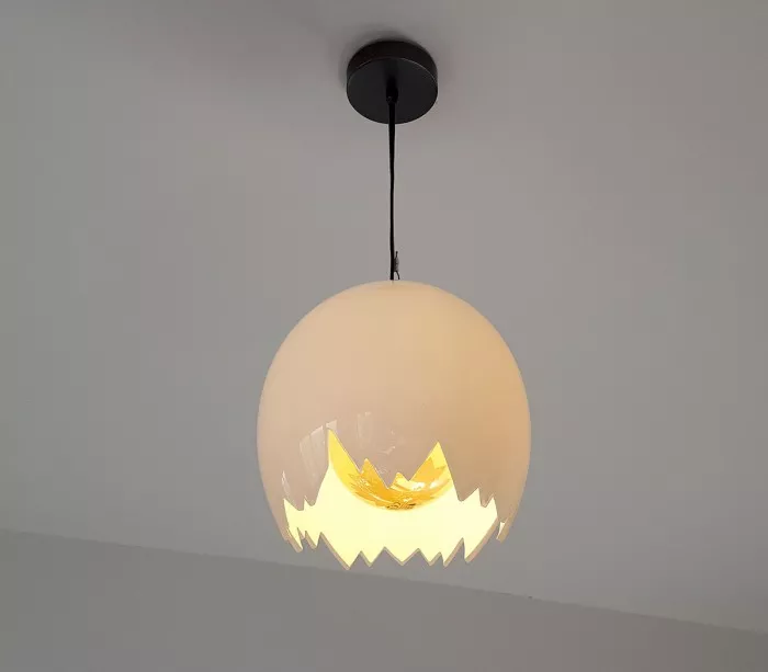 Blown glass chandelier Z-Eggs