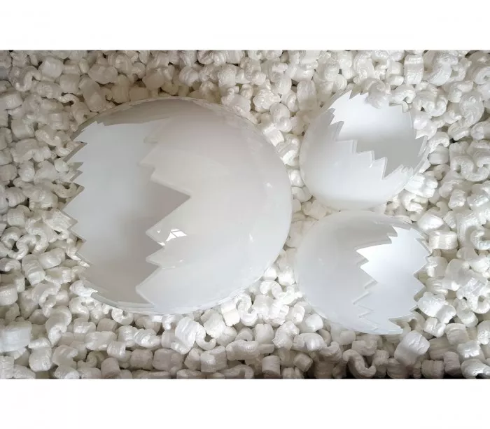 Blown glass chandelier Z-Eggs