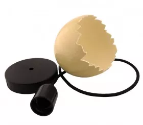 soft-boiled ostrich egg pendant light