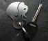 Porte-clés fantaisie éléphant inox brossé