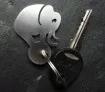 Elephant keychain