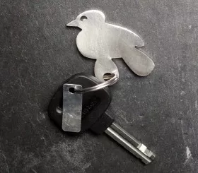 Original small bird keyring