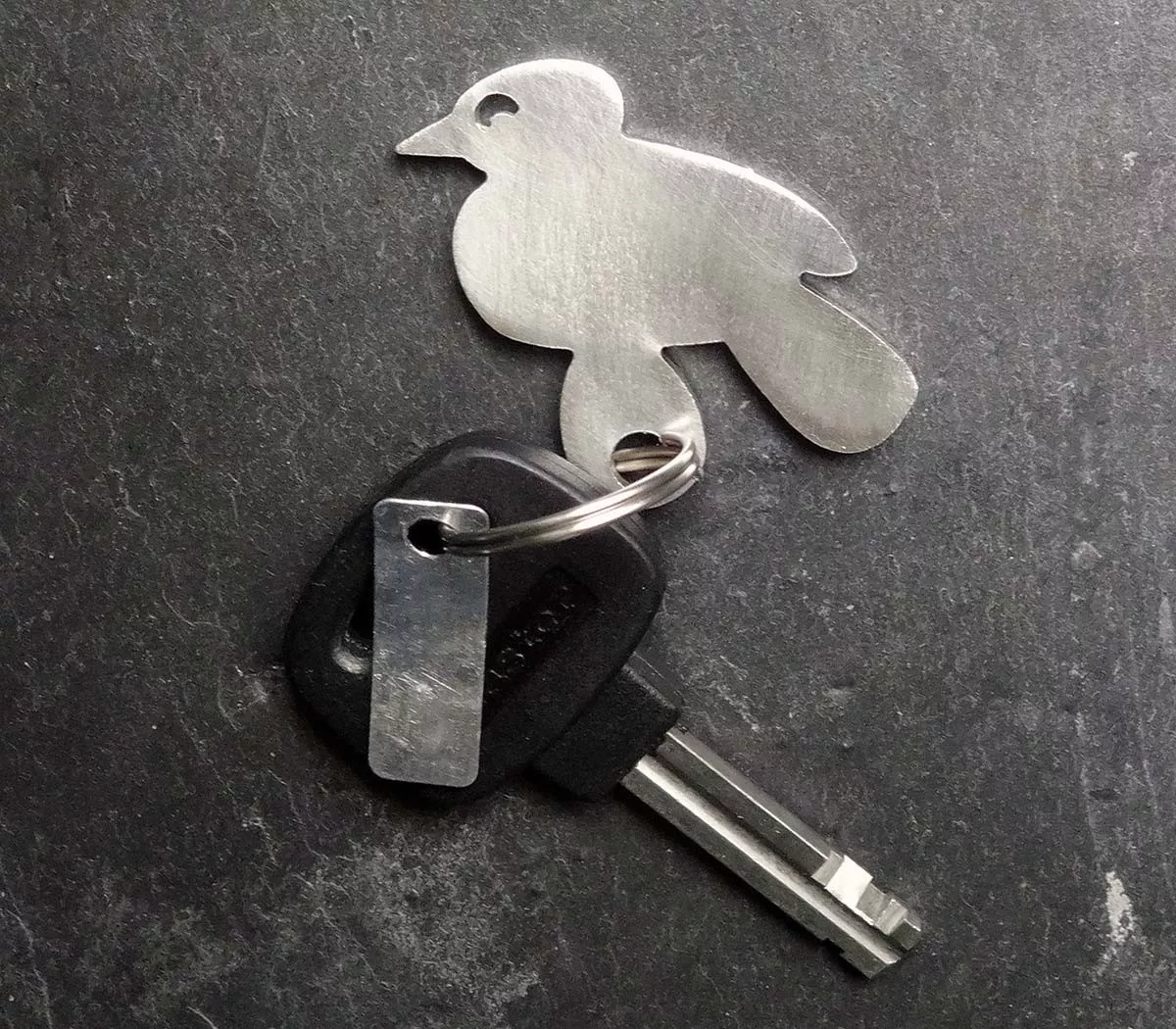 Fancy keychain small bird original creation in small series