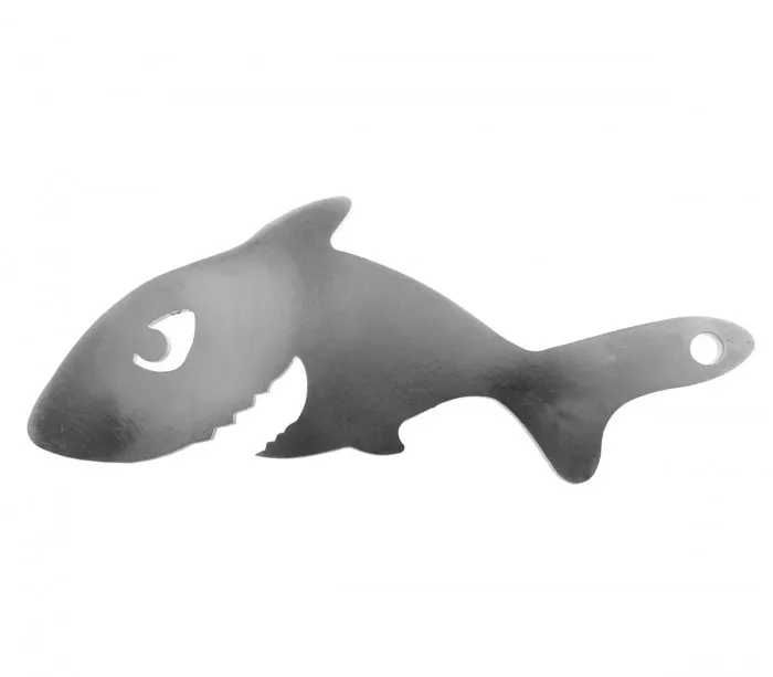 Décapsuleur En Forme De Requin - Célébration 50e Anniversaire Des Dents De La Mer, Métal, Aimants Au Dos