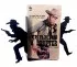 Pair of black metal bookends with cowboy silhouettes