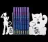 Paire de serre-livres Maneki Neko pour caler vos mangas sur une étagère