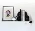 Pair of large bookends Film noir with collage by Malo de Paname