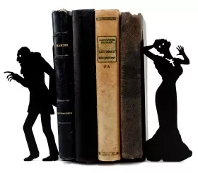 Serre-livres style gothique inspirés de Nosferatu de Murnau