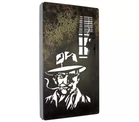 Patinierte Wandleuchte „Roman Noir