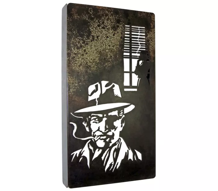 Applique patinée "Roman noir"