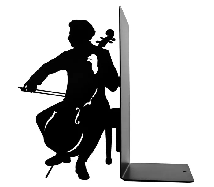 Objet décoratif contemporain en métal découpé au laser inspiration musique classique
