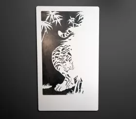 Tiger im Bambus