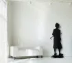 Skulptur Silhouette Sherlock Holmes