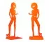 Sculpture silhouette Betty D