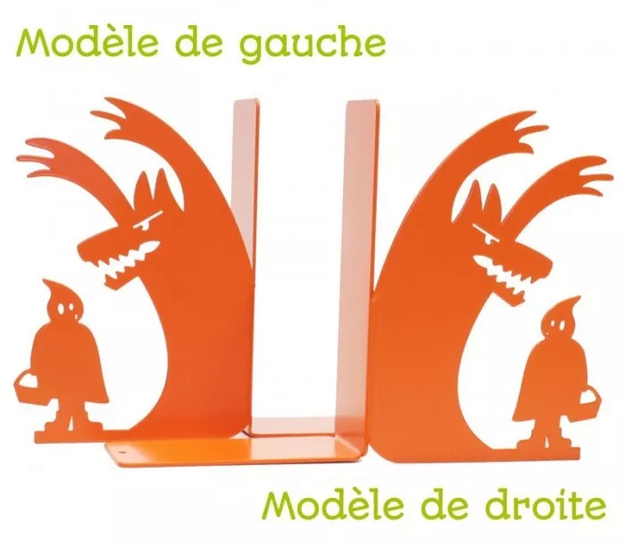 Presse-livres déco enfant "Au loup"