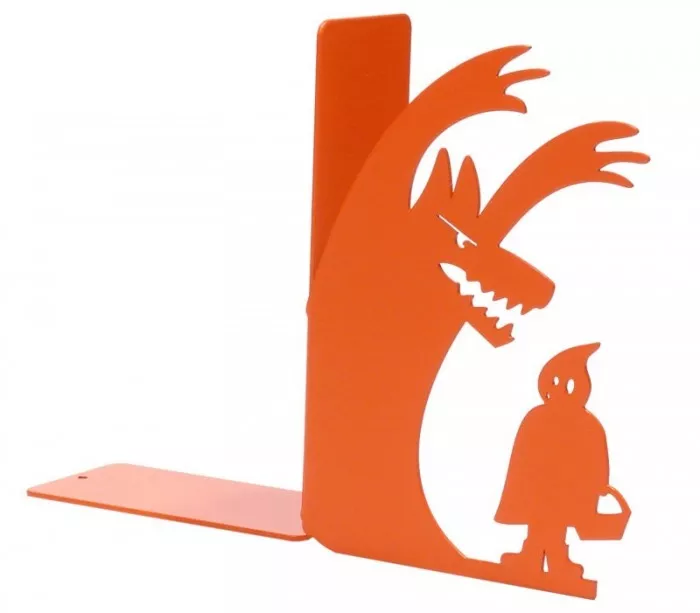 Cale-livres déco étagère enfant "Au loup"