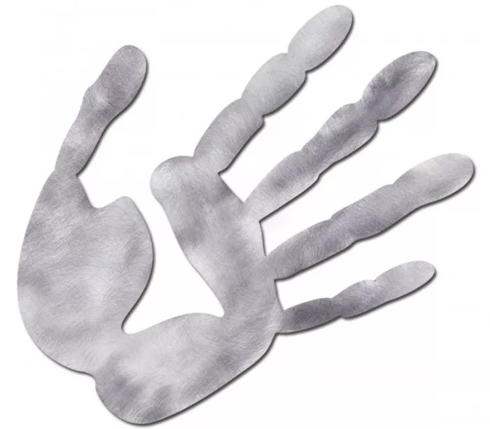 Dessous de plat original inox brossé "Fait main"