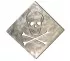 Dessous de plat inox brossé "Toxic" décoration contemporaine