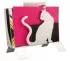 Original range-magazines blanc "Les chats"